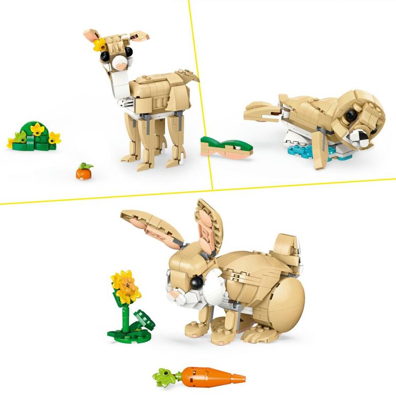 Iepuras dragalas 3in1, lego 31162,  Seturi de constructie | electropc.ro