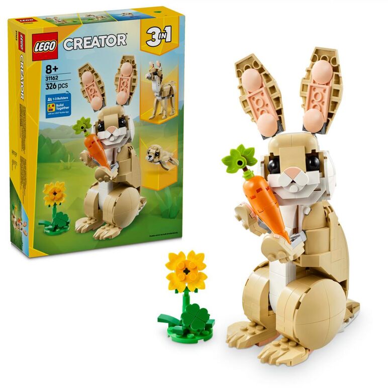 Iepuras dragalas 3in1, lego 31162,  Seturi de constructie | electropc.ro