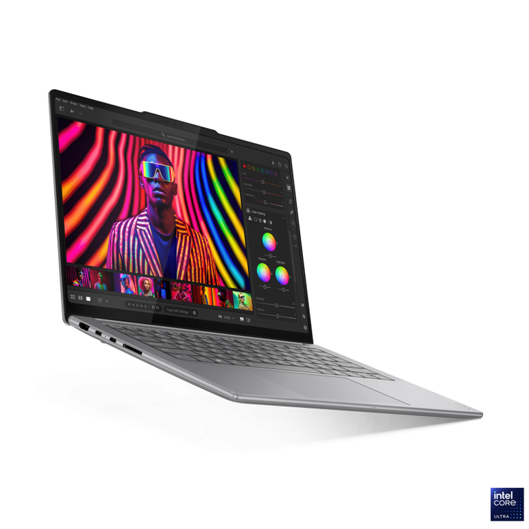 Laptop lenovo yoga pro 7 14iah10, 14.5" 3k (3000x1876) oled 1000nits (peak) / 500nits (typical) glossy / anti-fingerprint, 100% dci-p3, 120hz, eyesafe®, dolby vision®, displayhdr™ true black 1000, glass, touch, x-rite®, puresight pro, intel® core™ ultra 7,  Laptopuri | electropc.ro