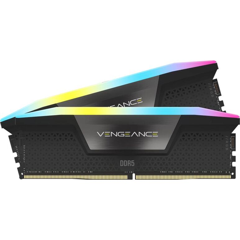 Memorie corsair vengeance rgb black 16gb ddr5-5200 mhz,  Memorii RAM Desktop | electropc.ro