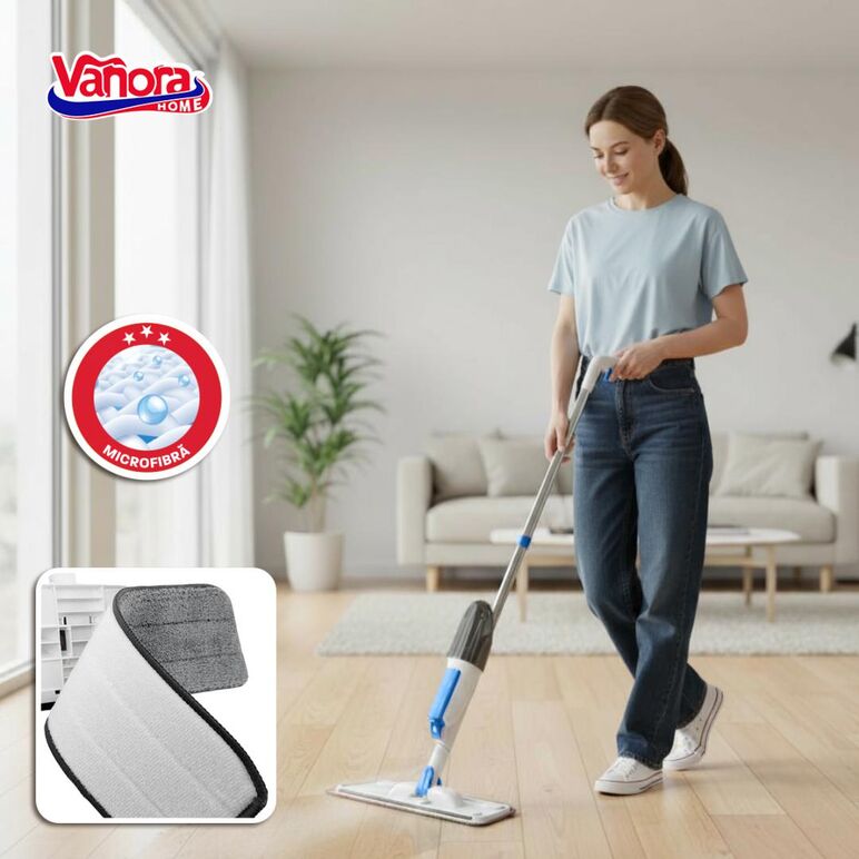 Rezerva din microfibra fast clean, 39x12 cm,  Maturi & Mopuri & Galeti | electropc.ro