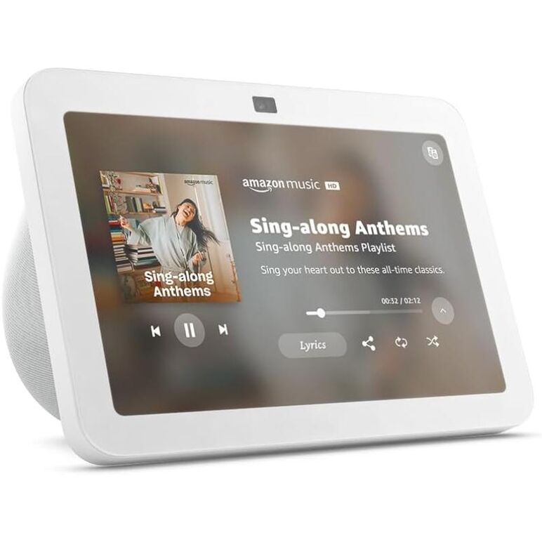 Amazon echo show 8 (3rd gen, 2024 release) - glacier white,  Sisteme audio | electropc.ro
