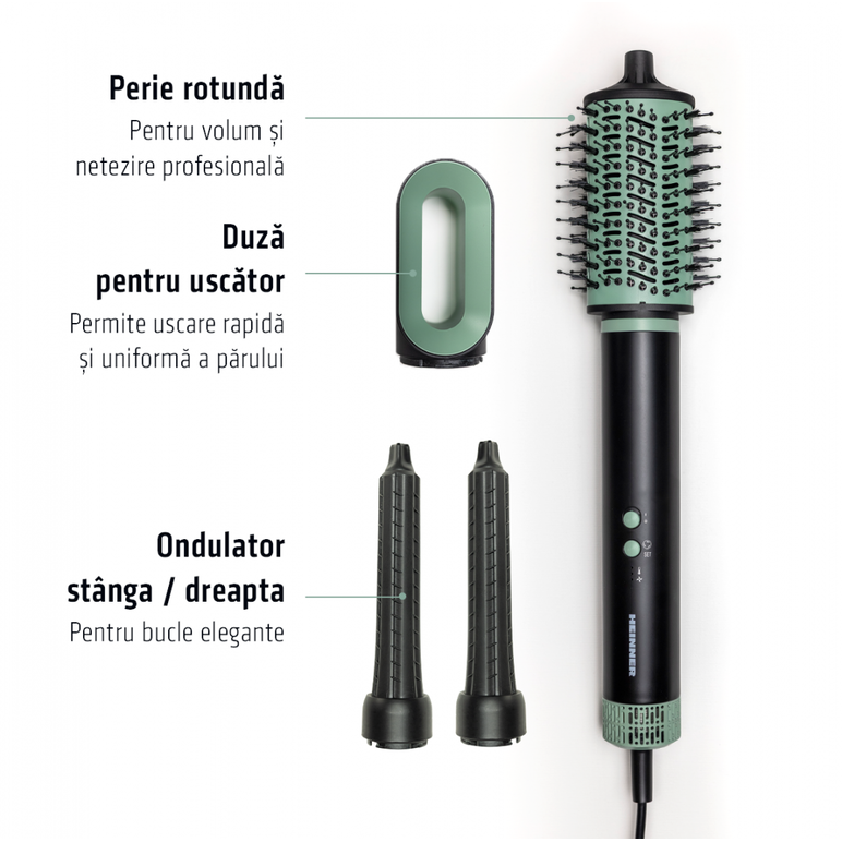Aparat de coafat profesional heinner has-r15bldc-bk4,  Perii de par electrice | electropc.ro
