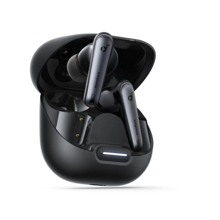Casti anker "liberty 4 nc", tws, noise canceling, wireless, tip butoni, pana la 50 ore, negru, "a3947g11",  Casti audio | electropc.ro
