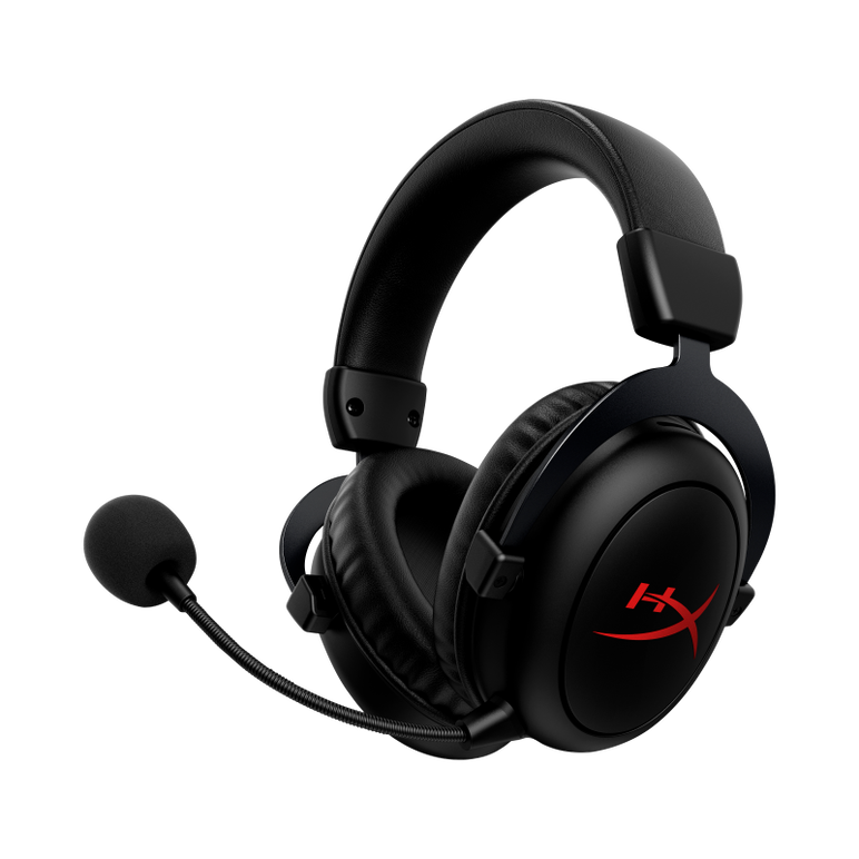 Casti gaming wireless hyperx cloud ii core, dts headphone:x spatial audio, autonomie bateria pana la 80 de ore, dongle 2.4ghz, spuma cu memorie, microfon detasabil, pc, negru,  Casti audio | electropc.ro
