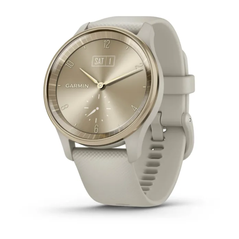 Garmin vivomove trend. display technology: lcd, display resolution: 254 x 346 pixels, touchscreen. gps (satellite). weight: 28.3 g. waterproof up to: 50 m, band material: silicone, band colour: grey,  SmartWatch-uri | electropc.ro