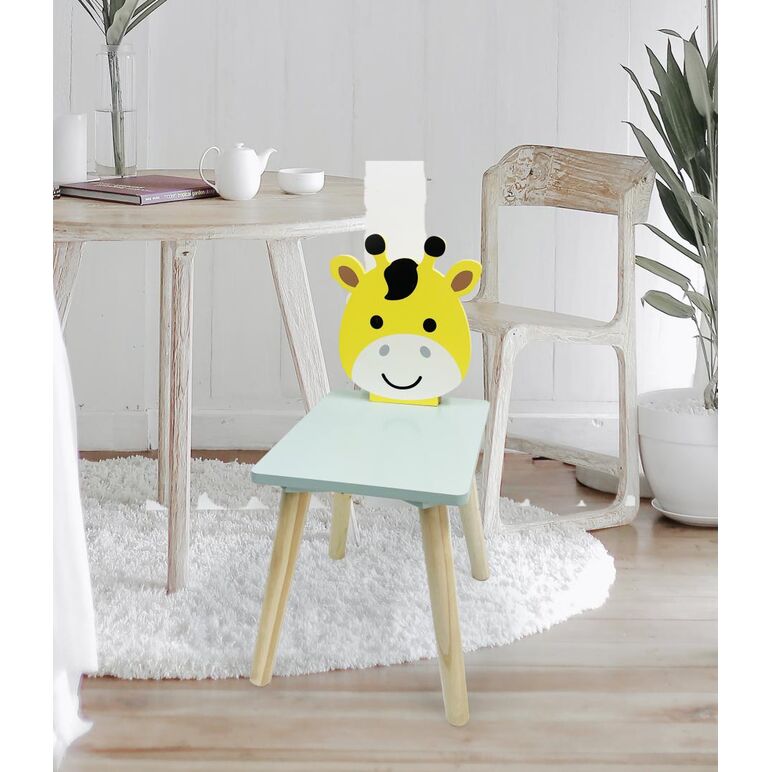 Scaun copii, mdf,design girafa, u-grow,  Mobilier camera copii | electropc.ro