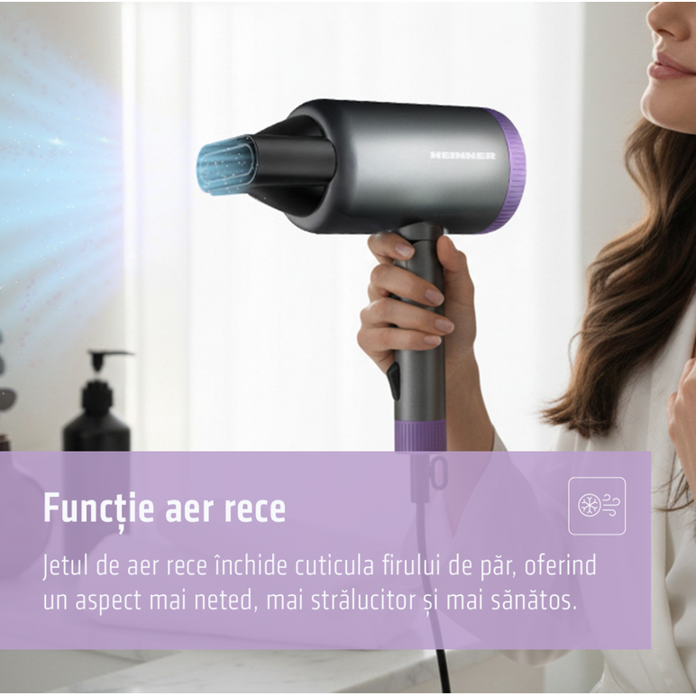 Uscator de par heinner hhd-r20dc-gyv,  Uscatoare de par | electropc.ro