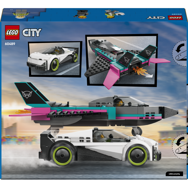 Avion cu reactie vs masina lego60489,  Seturi de constructie | electropc.ro