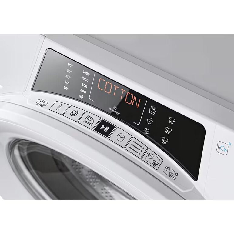Masina de spalat candy ro 1496dwmt/1-s rapido, 9kg, 1400,  a, bpm, mps, 6d, wifi+bt, steam, white+white+white ring,  Masini de spalat rufe automate | electropc.ro