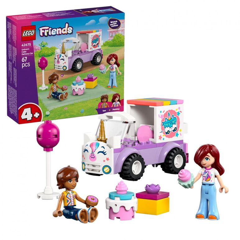 Masina-unicorn pentru livrare de torturi lego42675,  Seturi de constructie | electropc.ro