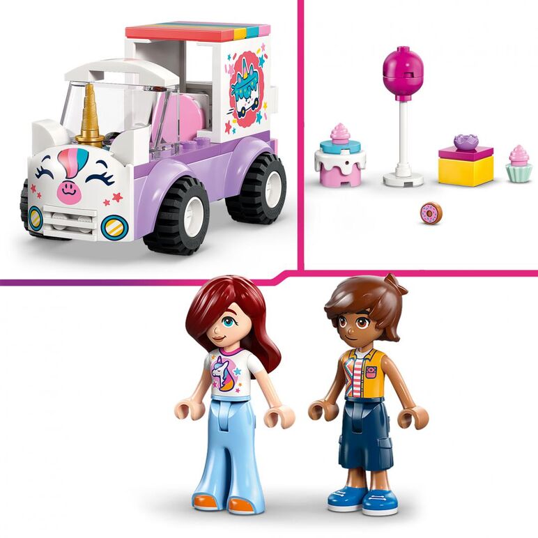 Masina-unicorn pentru livrare de torturi lego42675,  Seturi de constructie | electropc.ro