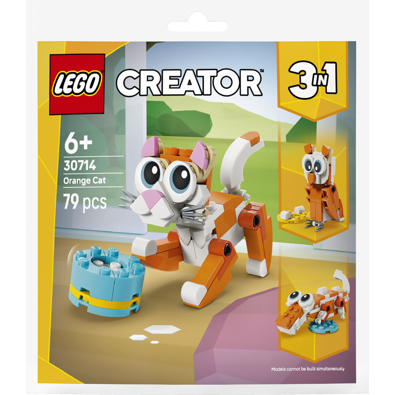 Pisica portocalie  lego30714,  Seturi de constructie | electropc.ro