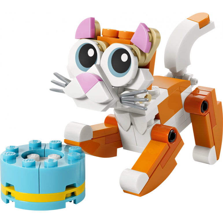 Pisica portocalie  lego30714,  Seturi de constructie | electropc.ro
