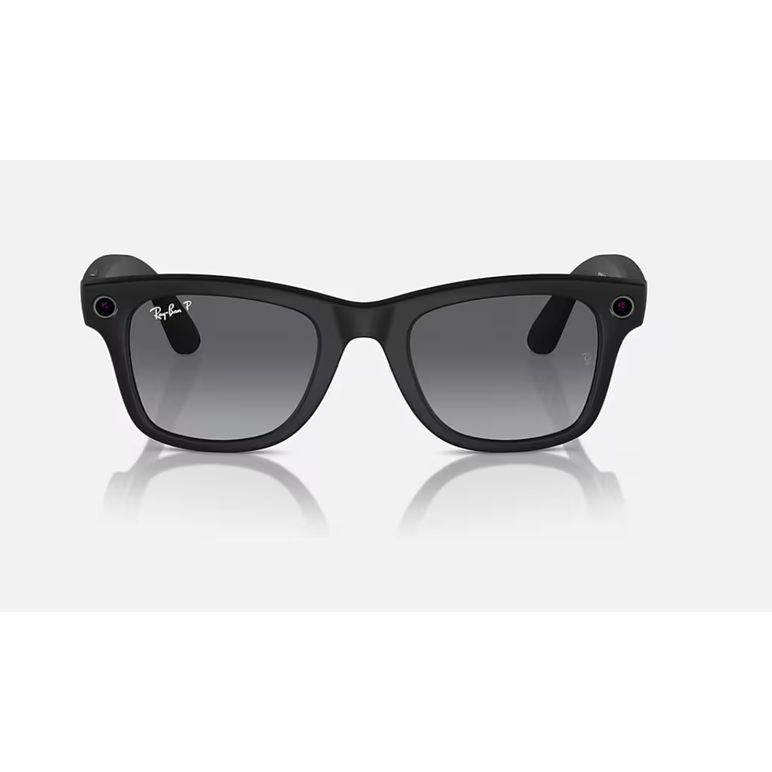 Ray-ban meta wayfarer ai glasses matte black/polar gradient graphite,  Gadgeturi | electropc.ro