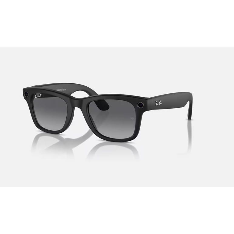 Ray-ban meta wayfarer ai glasses matte black/polar gradient graphite,  Gadgeturi | electropc.ro