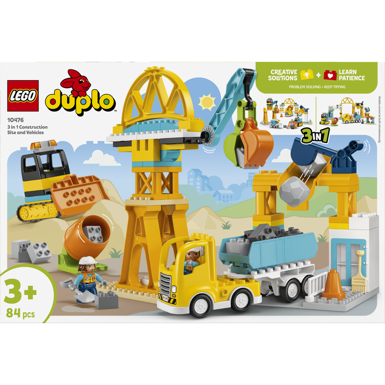 Santier si vehicule de constructii  lego10476,  Seturi de constructie | electropc.ro