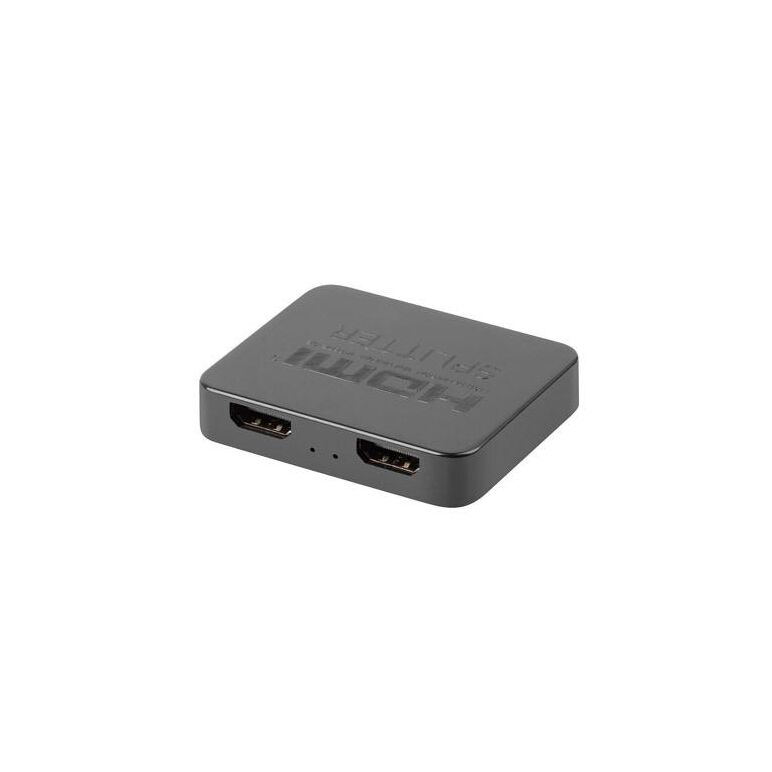 Splitter video lanberg hdmi->2x hdmi 4k, rezolutie maxima 3840 x 2160 px, lungime cablu 80cm, negru,  Splittere audio-video | electropc.ro
