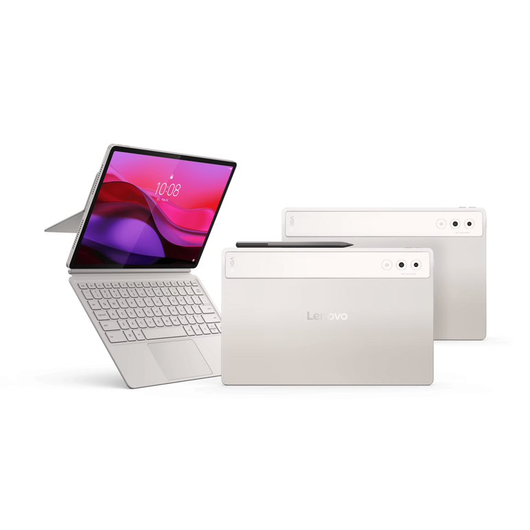 Tableta lenovo yoga tab plus tb520fu, 12.7" 3k (2944x1840) ltps 650nits (typical) / 900nits (peak) anti-reflection, 100% dci-p3, 144hz, touch, in-cell, 10-point multi-touch, cpu: qualcomm® snapdragon® 8 gen 3 mobile platform (8c, 1x x4 @3.3 ghz + 2x a720 ,  Tablete | electropc.ro
