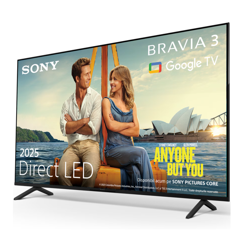 Televizor sony bravia 3 led 50s39, 126 cm, smart google tv, 4k, clasa e,  Televizoare | electropc.ro