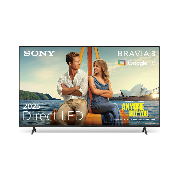 Televizor sony bravia 3 led 75s39, 189 cm, smart google tv, 4k, clasa e,  Televizoare | electropc.ro