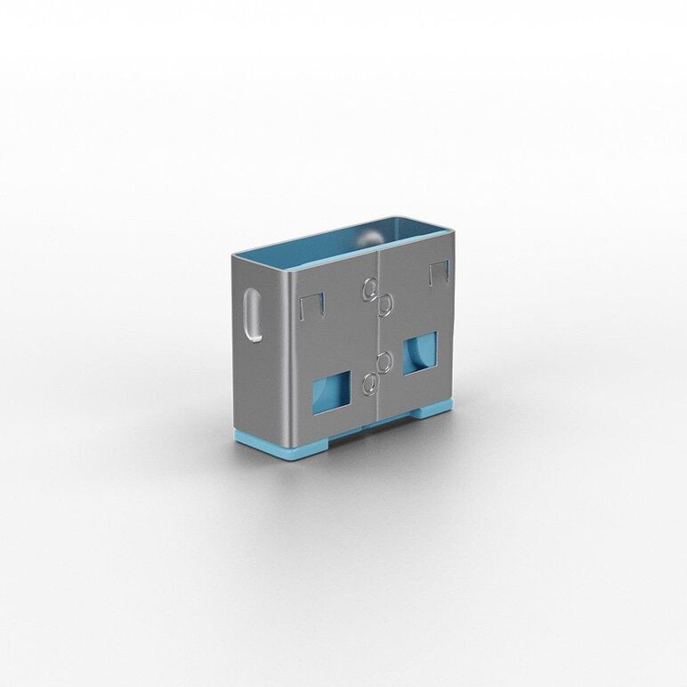 Adaptor usb locks lindy, 10 usb, blue,  Cabluri periferice | electropc.ro