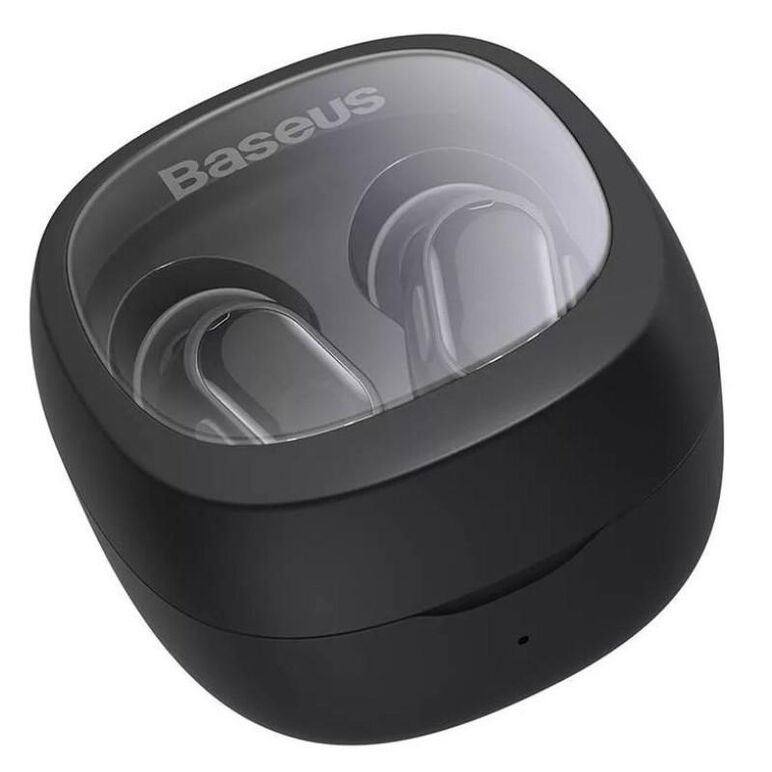 Baseus bowie wm02. product type: headset. connectivity technology: true wireless stereo (tws), bluetooth. recommended usage: calls/music. headphone frequency: 20 - 20000 hz. wireless range: 10 m. weight: 33 g. product colour: black,  Casti audio | electropc.ro