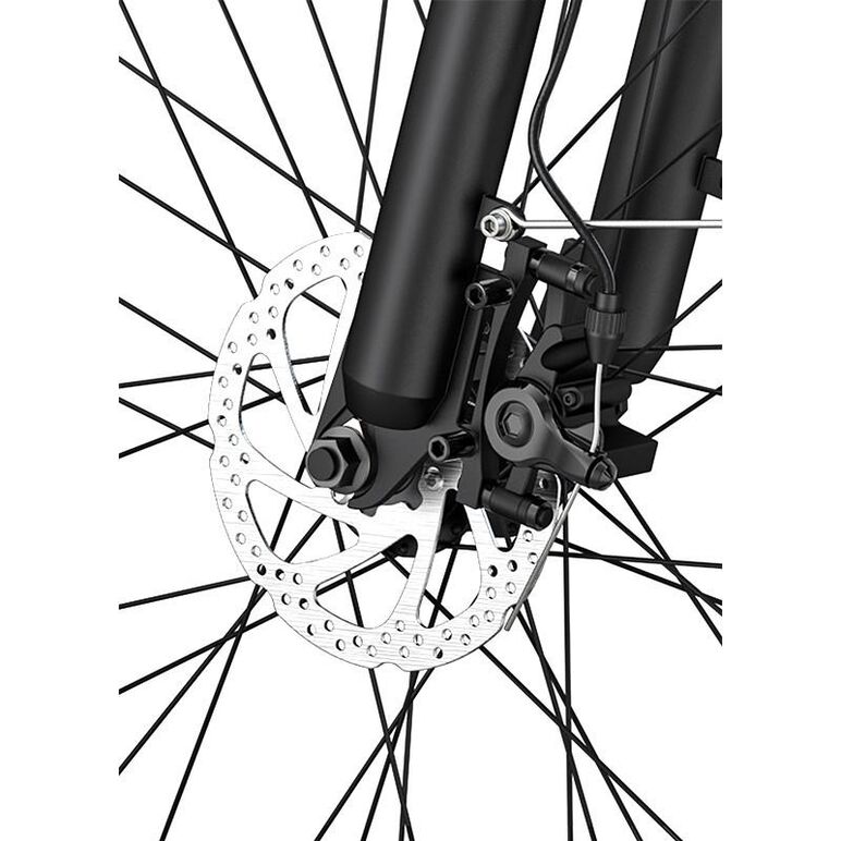 Bicicleta electrica ulzomo metro 26 e-bike, 250w, 36v 17ah, autonomie 100km, viteza maxima 25km/h, green, 26'',  Biciclete | electropc.ro