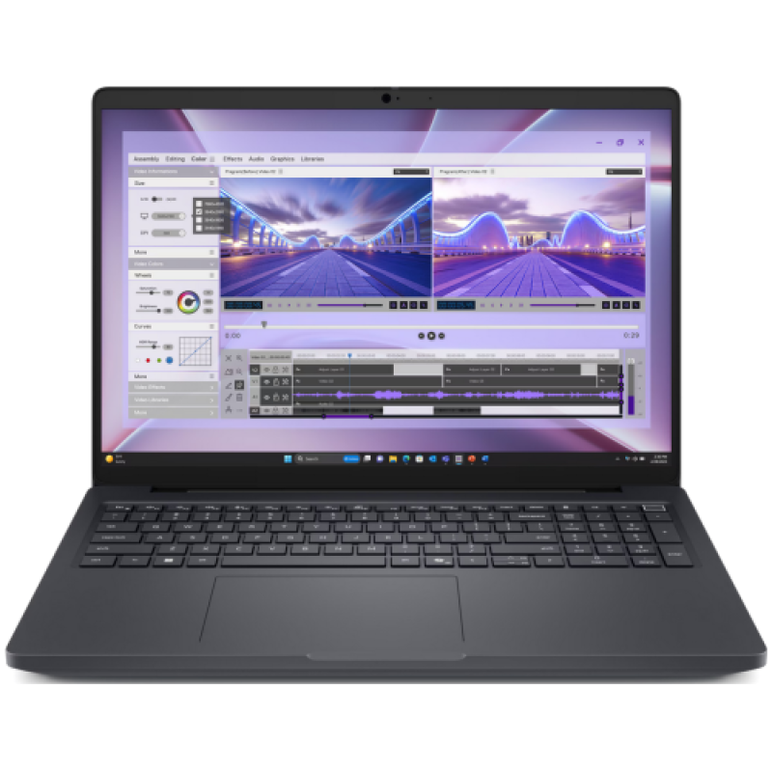Dell pro max 16 (mc16250), 16" fhd+ lcd with 300 nits, non-touch, fhd hdr ir camera, microphone, wlan, palmrest with finger print reader + smart card + control vaul 3+, fhd+ir camera, hdr, intel core ultra 7 265h, vpro enterprise (24mb, 16 cores, 16 threa,  Laptopuri | electropc.ro