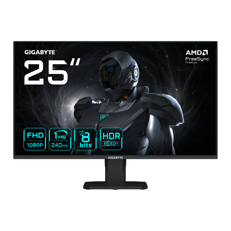 Gigabyte gs25f2a. display diagonal: 62.2 cm (24.5"), display resolution: 1920 x 1080 pixels, hd type: full hd, display technology: led, display surface: matt, response time: 1 ms, native aspect ratio: 16:9, viewing angle, horizontal: 178°, viewing angle, ,  Monitoare LED | electropc.ro