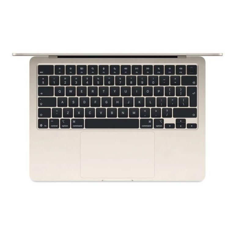Macbook air 13.6" retina/apple m5 (cpu 10-core, gpu 8-core, neuralengine16-core)/16gb/512gb - starlight - int kb (no adapter) - 2026,  Laptopuri | electropc.ro