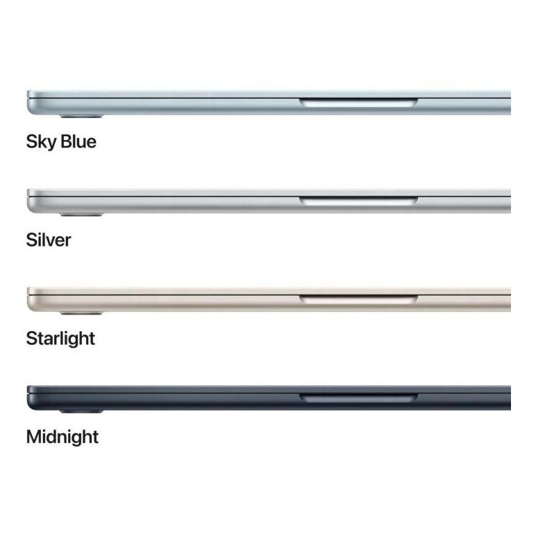 Macbook air 15.3" retina/apple m5 (cpu 10-core, gpu 10-core, neuralengine16-core)/16gb/1tb - silver - int kb (no adapter) - 2026,  Laptopuri | electropc.ro