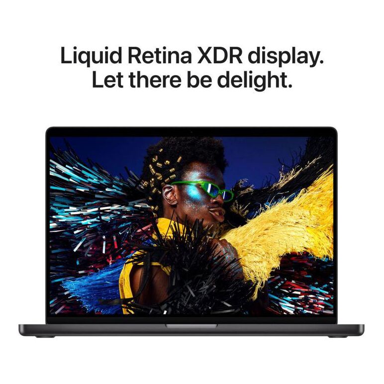 Macbook pro 16.2"/apple m5 pro (cpu 18-core, gpu 20-core, neural engine 16-core)/48gb/1tb - space black - int kb (no adapter) - 2026,  Laptopuri | electropc.ro