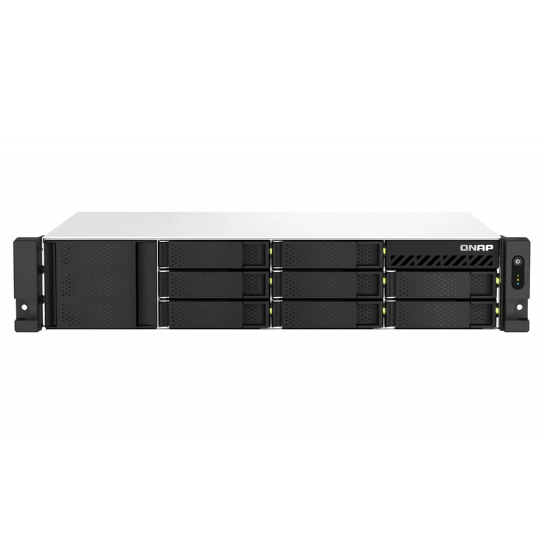 Nas qnap 873aeu 8-bay, cpu amd ryzen v1000 series v1500b 4c/8t 2.2 ghz, ram 4gb (1x4gb) ddr4 sodimm  (max. 64gb total, optional ecc ram support), hdd: 8 x 2.5"/3.5" sata 6gbps, 2x m.2 2280 pcie gen3 x1 (neincluse), lan: 2 x 2.5gbe, optional 10gbe expansio,  NAS | electropc.ro