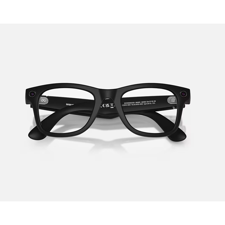 Orw4012 meta wayfarer high bridge fit - matte black - clear,  Gadgeturi | electropc.ro