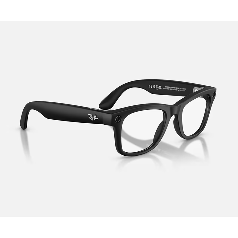 Orw4012 meta wayfarer high bridge fit - matte black - clear,  Gadgeturi | electropc.ro