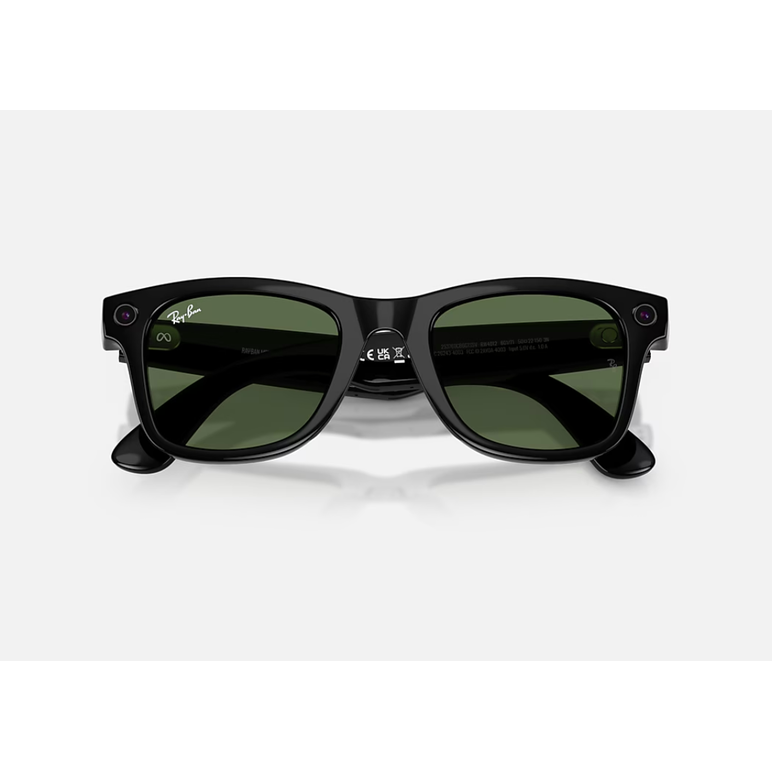 Orw4012 meta wayfarer high bridge fit - shiny black - g-15 green gen 2,  Gadgeturi | electropc.ro