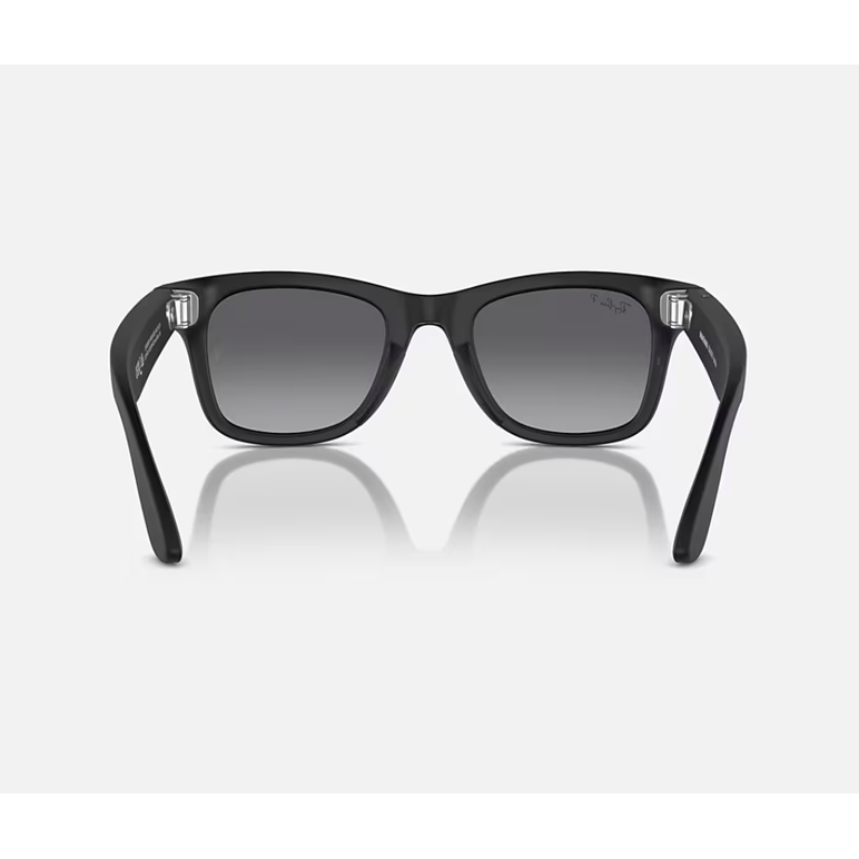 Ray-ban meta wayfarer ai glasses matte black/polar gradient graphite (large),  Gadgeturi | electropc.ro