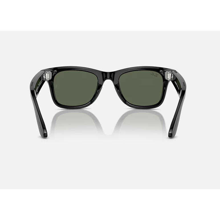 Ray-ban meta wayfarer ai glasses shiny black/g-15 green,  Gadgeturi | electropc.ro