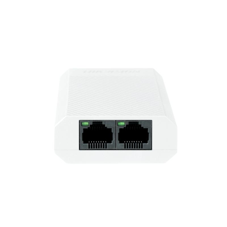 Repetor poe hikvision ds-3e0103dp-e/r: 1 × 10/100 mbps poe in port si 2 × 10/100 mbps poe out port, 3 porturi poe maxim 30w, buget poe 30w, dimensiuni: 79.0 mm × 22.0 mm × 53.0 mm, greutate: 0.046 kg, montare pe birou.,  Switch-uri | electropc.ro