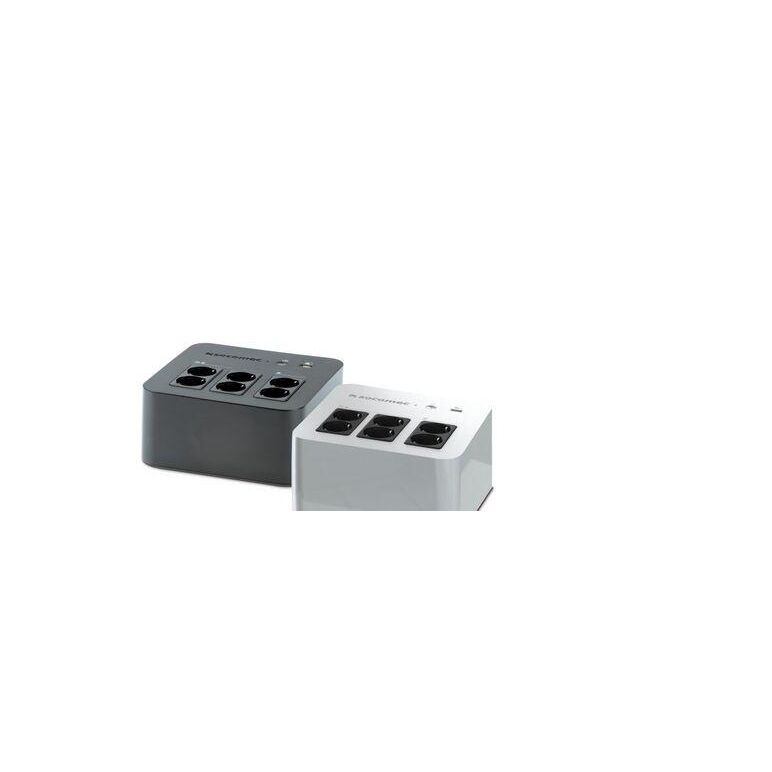 Socomec netys pl 600va/360w 230v 50/60hz stepwave,battery included, 4+2 output shuko socket 1xusb,1xusb for mobile device charging black enclosure,  UPS | electropc.ro