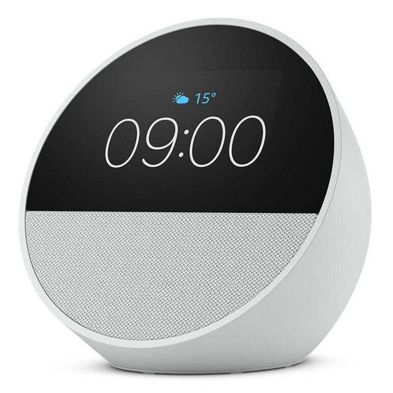 Amazon echo spot (2024 release) - glacier white,  Sisteme audio | electropc.ro
