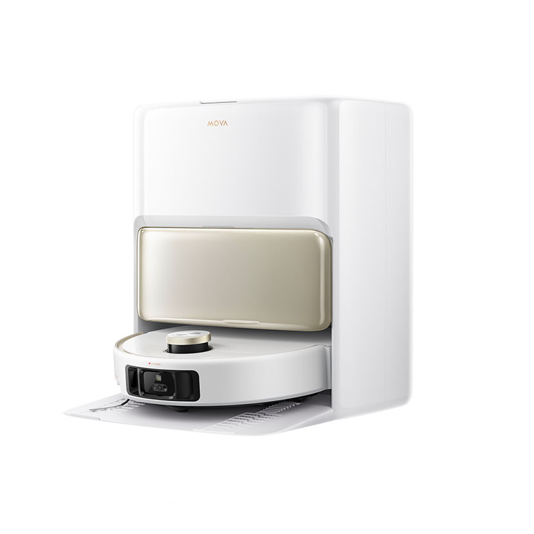 Aspirator robot cu mop mova v50 ultra complete rlv72le-1, 24.000pa, 6400mah, 220min, advanced ai smartsight, statie colectare inteligenta, alb,  Aspiratoare | electropc.ro