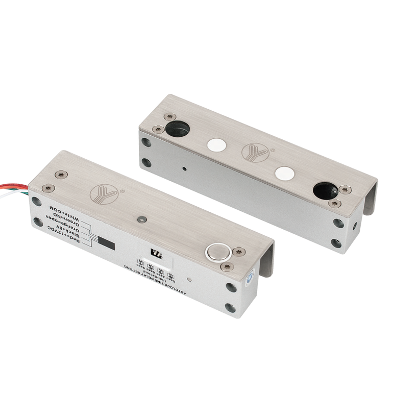 Bolt electric dublu cu actiune electromagnetica, monitorizare, temporizare si led de stare: tensiune de alimentare: 12 vcc; curent absorbit: 360 ma -in repaus / 2000 ma - la declansare; forta de retinere: 9806 n (1000 kgf); temporizare: 0/3/6/9 secunde; s,  Incuietori | electropc.ro