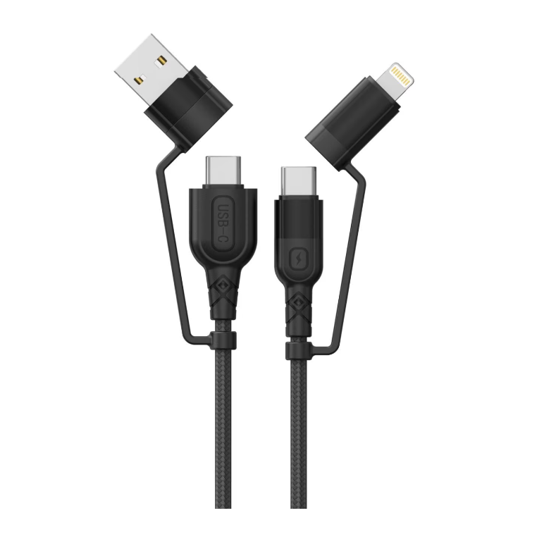 Cablu audio lemontti usb a&c-usb-c, material: aliaj aluminiu, nailon impletit, lungime 1,2m, - iesire usb-a la usb-c: 5v/2a max 10w,  iesire usb-a la lightning: 5v/2.4a, iesire usb-c la lightning: 5v/3a 9v/2a 12v/1.5a 15v/2a 30w max, iesire usb-c la usb-c,  Cabluri periferice | electropc.ro