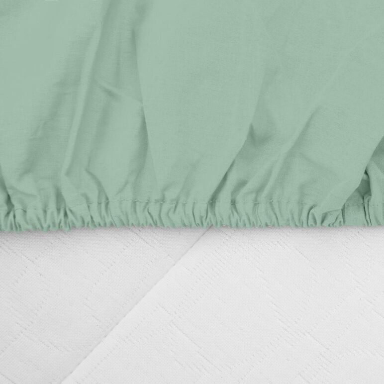 Cearceaf pat cu elastic 90x200 cm verde,  Cearceafuri de pat | electropc.ro
