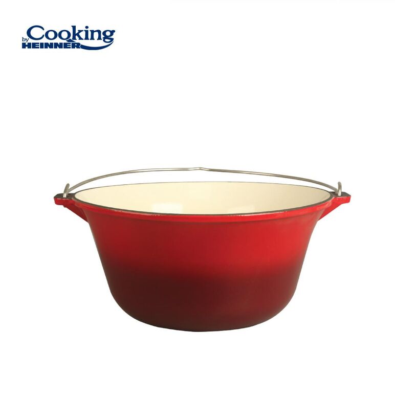 Ceaun din fonta emailata 37x17.5 cm, 10l, cooking by heinner,  Tavi copt | electropc.ro