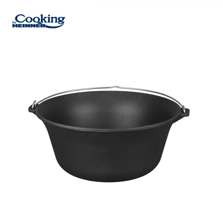 Ceaun din fonta pura 41x19.5 cm, 16l, cooking by heinner,  Tavi copt | electropc.ro