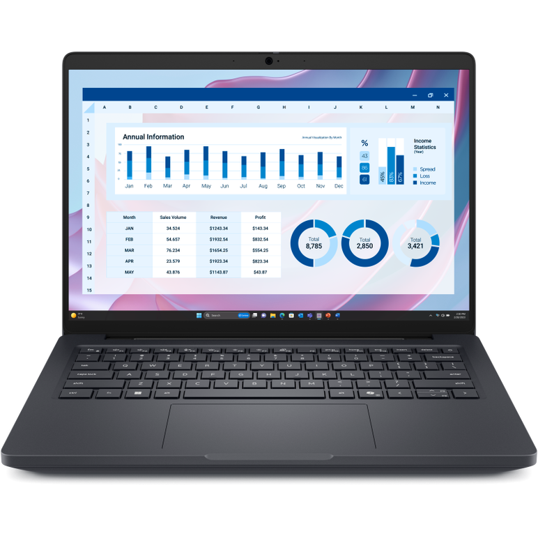 Laptop business dell pro max 14, cu procesor ryzen ai 7 pro 350, 14'' ips, 16 gb lpddr5x, 512 gb ssd, amd radeon 860m integrat, windows 11 pro,  Laptopuri | electropc.ro