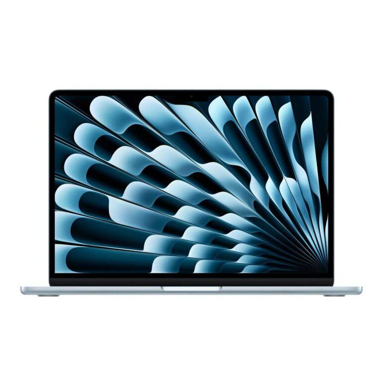 Macbook air 13.6" retina/apple m5 (cpu 10-core, gpu 10-core, neuralengine16-core)/24gb/1tb - sky blue - int kb (no adapter) - 2026,  Laptopuri | electropc.ro